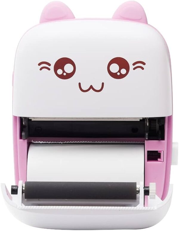 Mini Printer Portable Label Printer Sticker Wireless Inkless Self-adhesive Thermal Printer