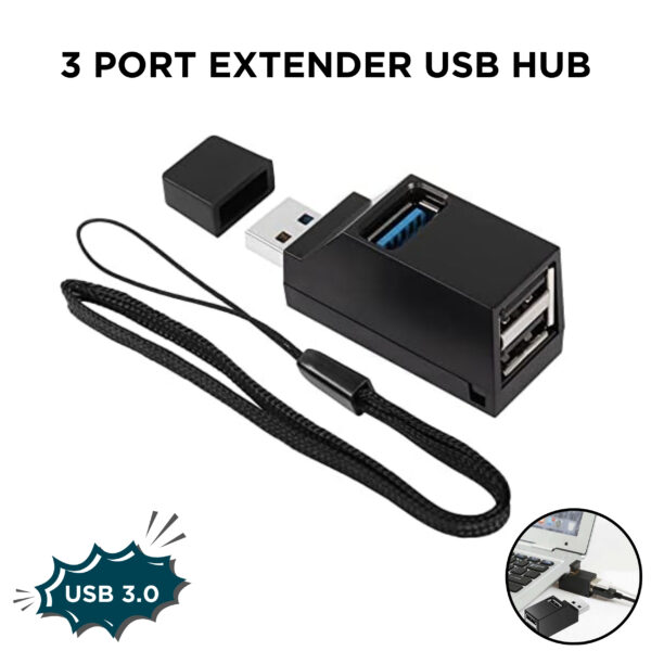 USB 3.0 HUB Port Extender Adapter High Speed Data hub Sync Transmission Mini Splitter Mouse USB Printer Expansion Hub - Image 2